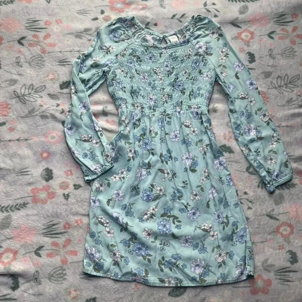 OshKosh B'gosh Floral Dress Kids 12 - Boho Cottage Fairy Coastal Twee Beachy